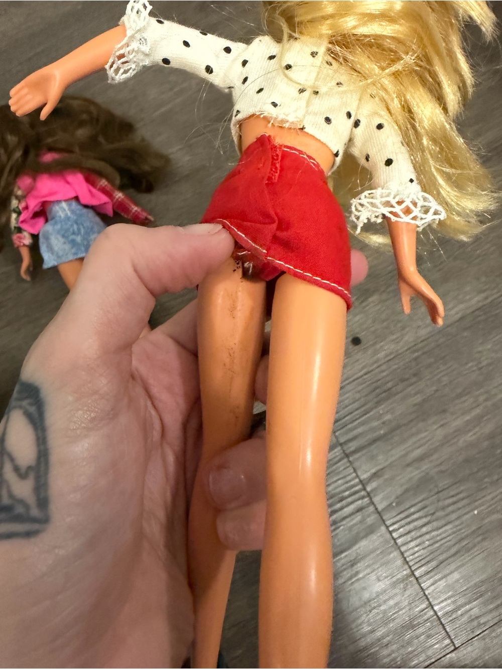 Vintage Pizza Party Skipper & Courtney Barbie Dolls Pizza Hut, Ages 4+, 1994 - Picture 7 of 9